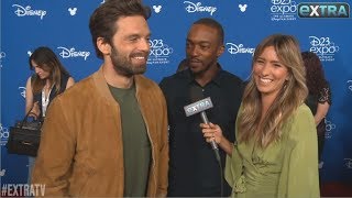 Anthony Mackie and Sebastian Stans Hilarious New quotAvengers Infinity Warquot Interview [upl. by Meirrak]