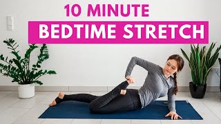 10 min BEDTIME YOGA STRETCH  Full Body Stretches To Release Muscle Tension Before Bed [upl. by Ardnekal]