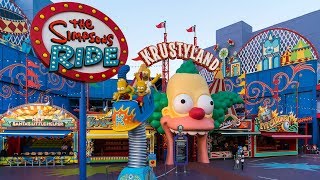 The Simpsons Ride  Universal Studios [upl. by Amles]