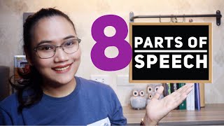 Parts of Speech  English Grammar  UPCAT and CSE Review [upl. by Nirtiac]