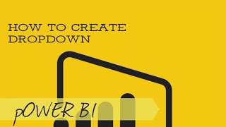 1 Slicer Dropdown  How to create dropdown in PowerBi [upl. by Reinnej260]