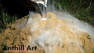 Fire Ant Hill Casting with Aluminum Cast 070 [upl. by Allisurd]