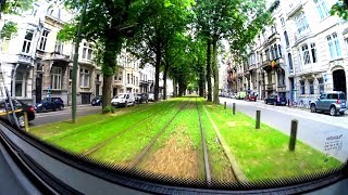 The Brussels Tram Route 3  Whole Tramline [upl. by Spence]