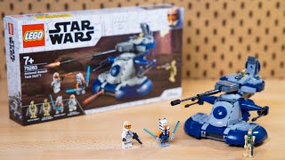 LEGO Star Wars Armored Assault Tank AAT Set REVIEW  75283 [upl. by Arv]