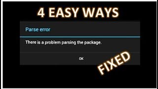 Parse error There is a problem parsing the package 4 Easy ways to fix [upl. by Aillij28]