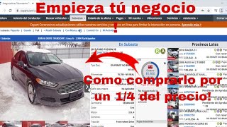 Como comprar carros en subasta americana  tutorial [upl. by Salomo]