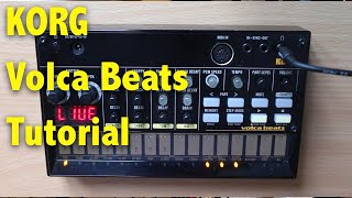 KORG Volca Beats Tutorial [upl. by Aseiram801]