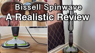 A Realistic Bissell Spinwave Electric Floor Mop Review [upl. by Namref79]