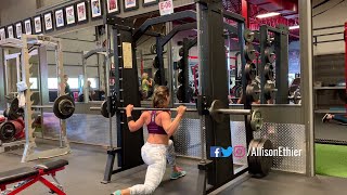 HOW TO PERFORM SPLIT SQUATS  SMITH MACHINE [upl. by Dry655]