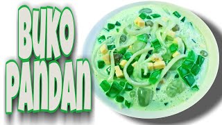 Buko Pandan  Filipino Dessert  Panlasang Pinoy [upl. by Hales887]