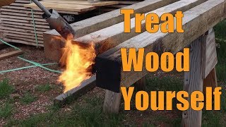 Treat Wood Yourself  How to Treat Wood Against Rot [upl. by Kolnos]