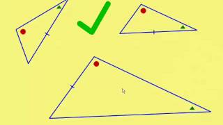 Congruent Triangles 4  The AAS Angle Angle Side Rule [upl. by Aisatal]