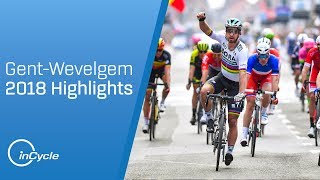 GentWevelgem 2018  Full Race Highlights  inCycle [upl. by Nowaj]