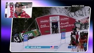 Bode Miller Kitzbühel DH 2008 in HD High Definition [upl. by Syned]