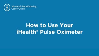 How to Use Your iHealth® Pulse Oximeter [upl. by Hailat]