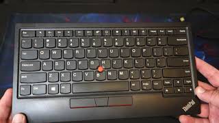 Thinkpad Trackpoint Keyboard II overview vs Thinkpad USB keyboard [upl. by Analad412]