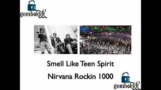 SMELL LIKE TEEN SPIRIT NIRVANA ROCKIN 1000 karaoke lower key [upl. by Anivla521]