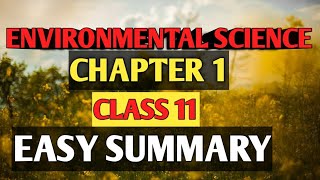 Environmental science chapter 1 Class 11jkboseashecenvironmental studiesenvironmental education [upl. by Chin]