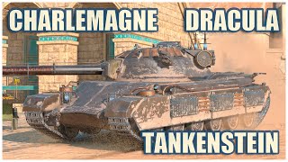 Charlemagne Dracula amp Tankenstein • WoT Blitz Gameplay [upl. by Normi]