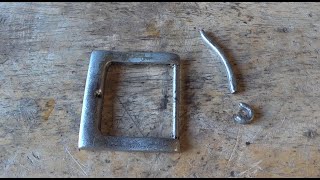 How To Fix A Broken Belt Buckle Prong [upl. by Retep696]