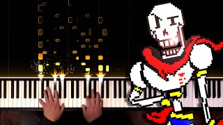 Undertale Bonetrousle Advanced Piano Toccata Variations [upl. by Clayberg947]