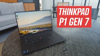 Lenovo ThinkPad P1 Gen 7 Review Modern Workstation with Impressive Battery Life [upl. by Fabe]