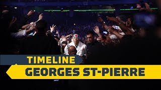 Timeline Georges StPierre  MMA Fighting [upl. by Nitz]