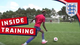 U21 Sharp Shooting Session  Grealish Abraham Redmond Finishing Practice  Inside Training [upl. by Kellda]