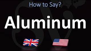 How to Pronounce Aluminum CORRECTLY [upl. by Alaehs718]