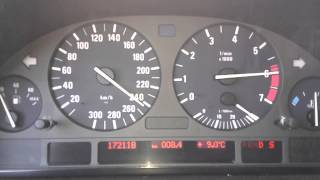 BMW E38 735i top speed 85248 kmh acceleration Beschleunig [upl. by Allmon]