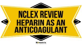 Heparin vs Warfarin  Labs and Tests [upl. by Lief]