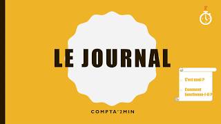 Journal comptable 📓✔ en vidéo [upl. by Anerdna]