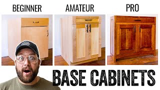 3 LEVELS of Cabinets DIY to PRO Build [upl. by Rahab959]