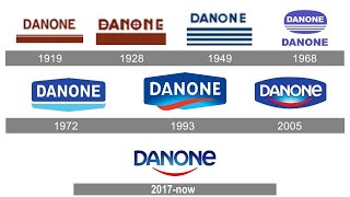 Danone Logo History [upl. by Olpe]