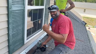 VictoryOutdoorServices Ryan Gets a NEW HOUSE ROOF [upl. by Auqenehs]