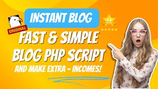 Instant Blog  Fast amp Simple Blog Php Script  CodeCanyon [upl. by Utter620]