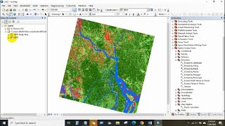 NDVI  VegetationForest Cover Map in ArcGIS [upl. by Tada]