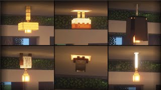 ⚒️Minecraft Tutorial 20 Ceiling Light Build Hacks amp Ideas [upl. by Vincenta]