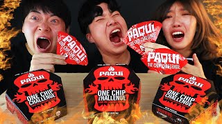 MUKBANG ASMR🔥 원칩챌린지 핵불닭 150배 세상에서 가장 매운 과자 Fire Paqui One Chip Challenge Eating Sounds [upl. by Eiramrefinnej]