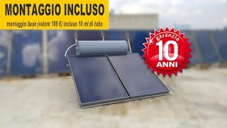 Pannello Solare ESCOSOL  Acqua calda GRATIS Con rimborso GSE [upl. by Evvy]