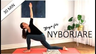 30 MIN Yoga för nybörjare  Annas yoga studio [upl. by Farlay36]