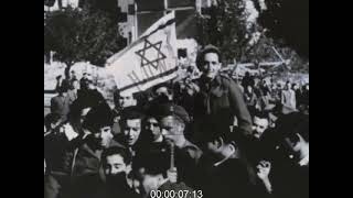 Israel becomes a separate Jewish State 1948  Film 1090316 [upl. by Aleron]