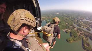 US ARMY RANGER WATER JUMP [upl. by Htrap751]