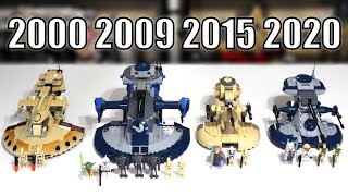 LEGO Star Wars AAT Comparison 7155 8018 75080 75283  2000 2009 2015 2020 [upl. by Kariotta]