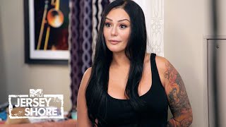 JWoww Drops In to Angelinas Bachelorette Party  Jersey Shore Family Vacation [upl. by Adihsaar]