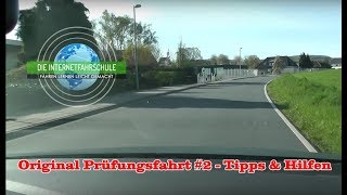 Original Prüfungsfahrt 2  Tipps amp Hilfen  Fahrstunde  Führerscheinprüfung [upl. by Leinto]