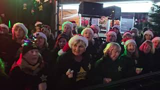 WHAT CHRISTMAS MEANS TO ME Rock Choir at Birkdale Lights Switch On 1st December 2024 [upl. by Nnairak26]