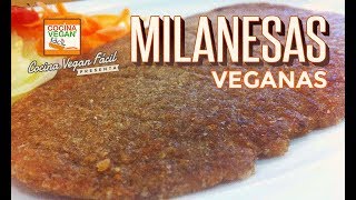 Milanesas veganas  Cocina Vegan Fácil [upl. by Niliram]