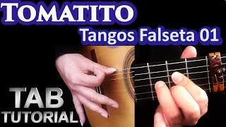 Flamenco Guitar Tutorial 18  Tangos Falseta by Tomatito [upl. by Ahsuatan797]