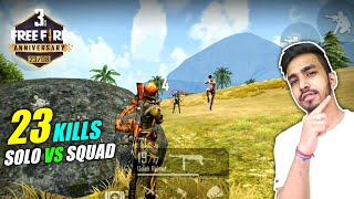 23 KILLS WITH NEW CHARACTERS  FREE FIRE 3rd ANNIVERSARY SPECIAL GAMEPLAY [upl. by Cottle211]